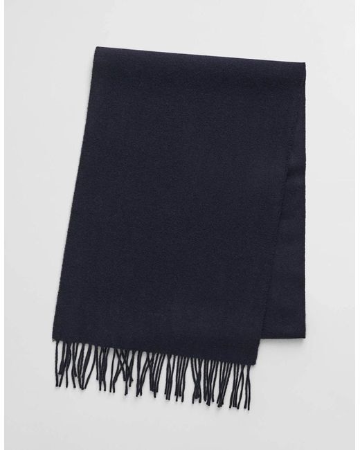 Gant Blue Wool Scarf for men