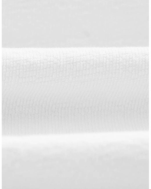 Wax London White Dean Jolt Slub T-Shirt for men