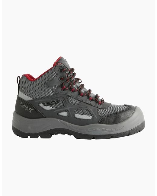 Regatta Black Limestone Waterproof Safety Boots for men