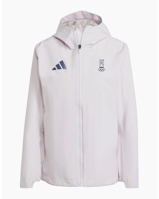 Adidas White Noc Pl Jacketw