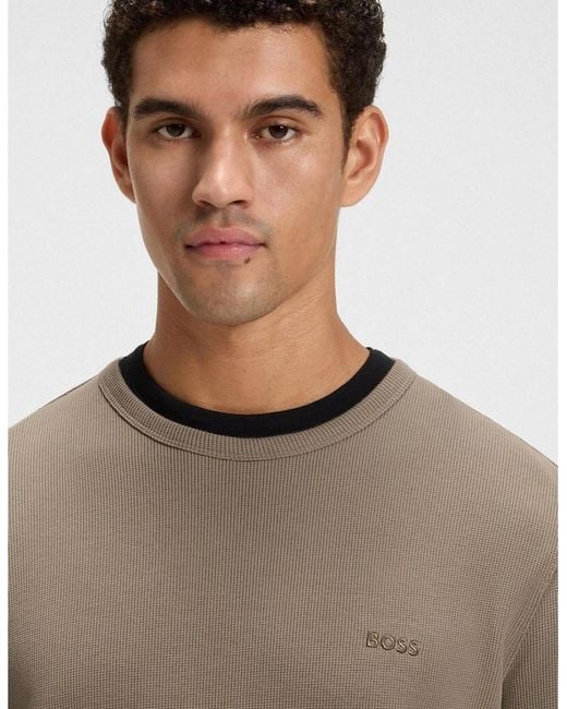 Boss Brown Tempesto Sweatshirt for men