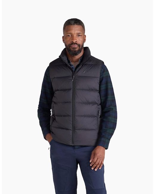 Mountain Warehouse Black Stratus Down Packable Gilet for men