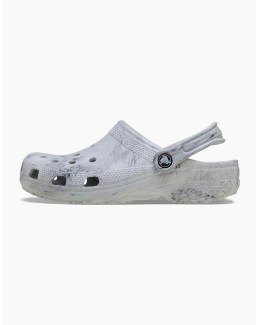CROCSTM Gray Classic Marbled Clogs