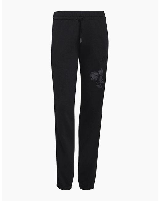 Adidas Black Closed Hem Fleece Joggers