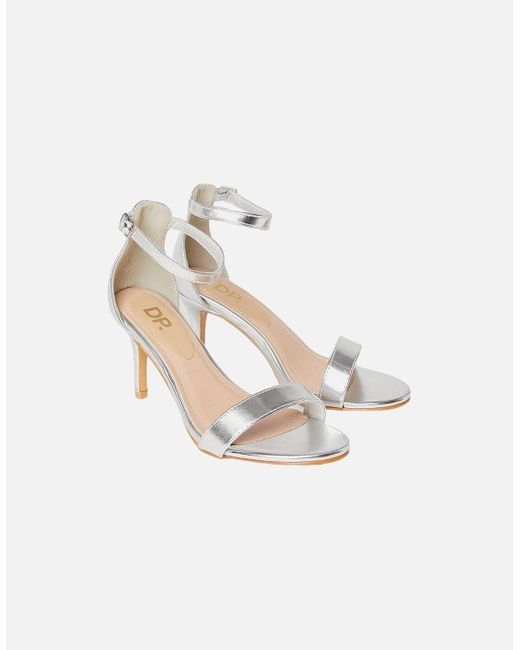 Dorothy Perkins White Ladies Tasha Barely There Stiletto Heel Sandals