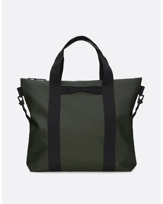 Rains Black Tote Bag