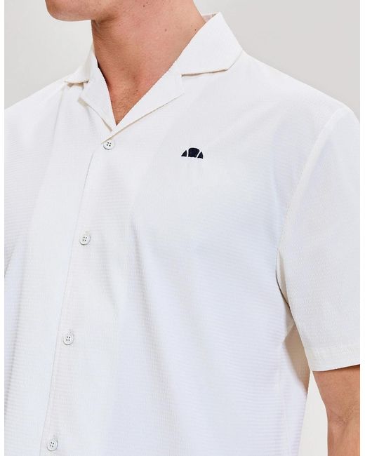 Ellesse White Pasiano Shirt for men