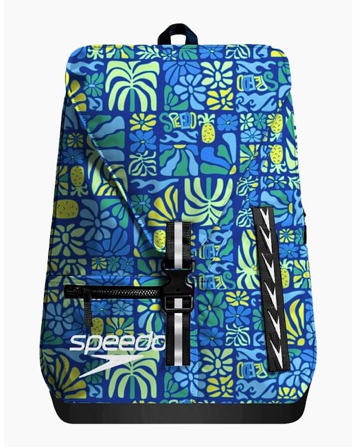 Speedo Blue Printed 35L Backpack