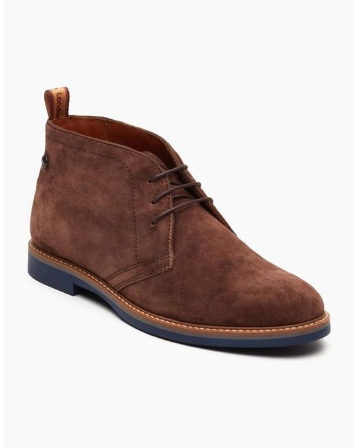 Base London Brown London Carlton Chukka Boots for men
