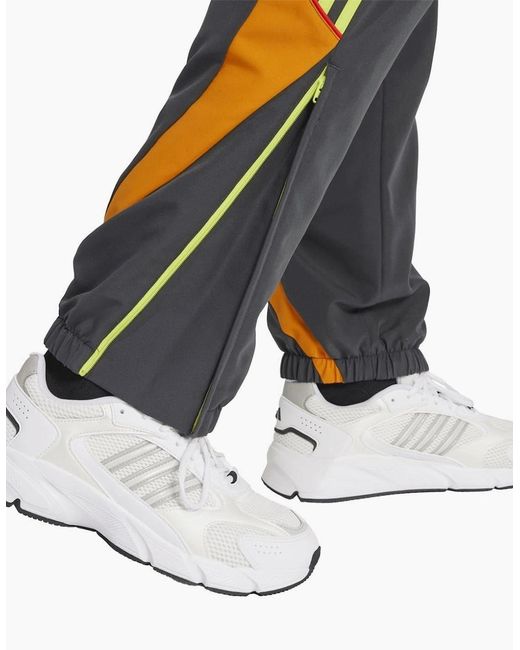 Adidas Blue Lafc Logo Print Slim Track Pants for men