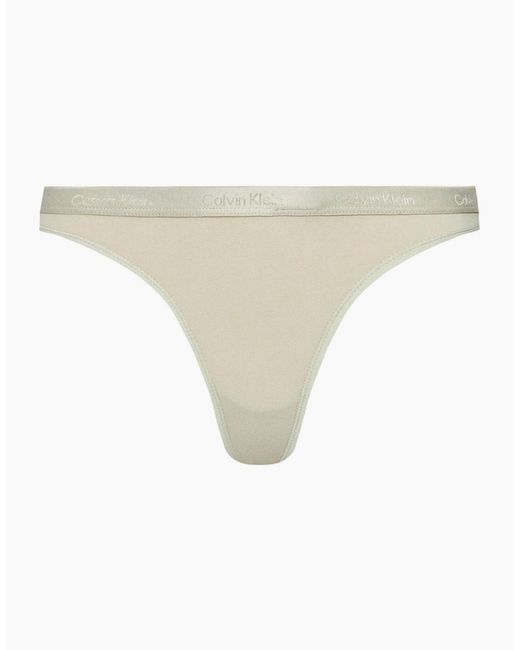 Calvin Klein Red 3-Pack Shiny Logo Thongs, /Cocoon/Syrah