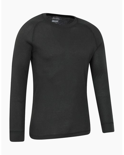 Mountain Warehouse Black Talus Base Layer Top (Pack Of 2) for men