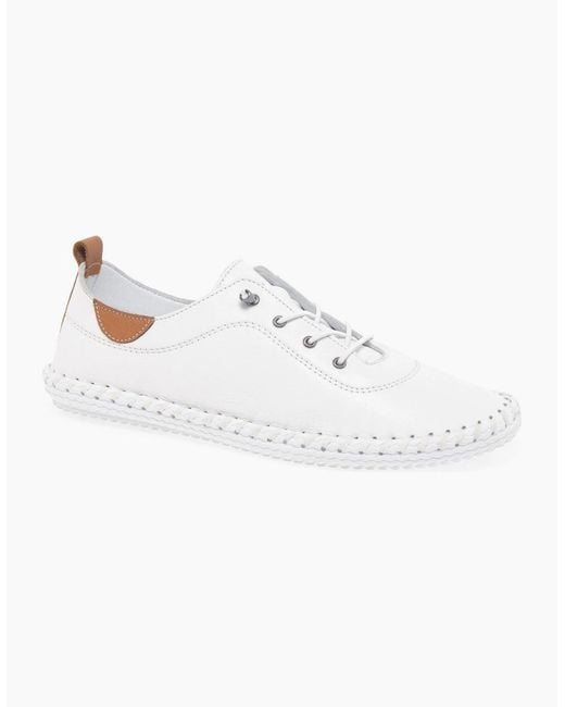 Lunar White St Ives Casual Shoes