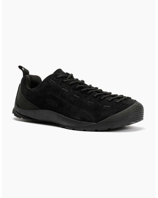 Keen Black Jasper Suede Hairy Trainers for men