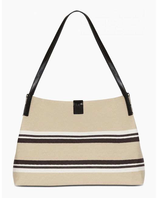 Balmain Metallic Release Canvas Shopper