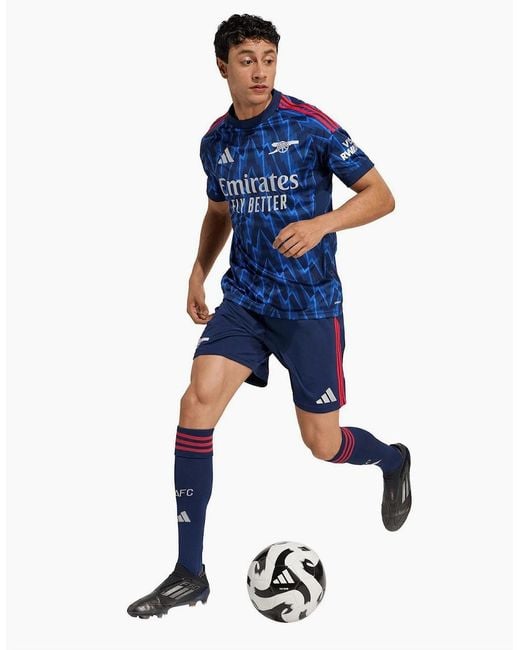 Adidas Blue Away Shorts 2025 2026 Adults for men