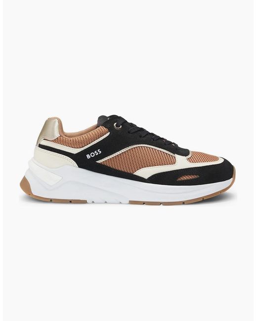 Boss Natural Skylar Low Top Trainers