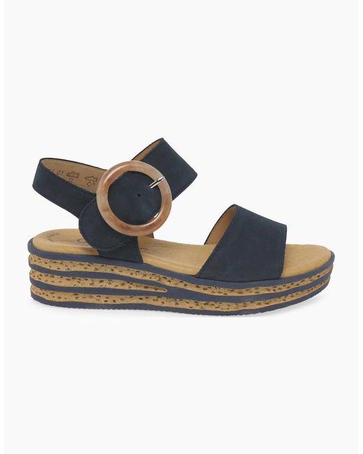 Gabor Blue Andre Sandals