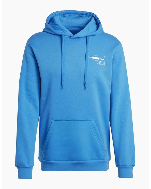 Adidas Originals Blue Paris Hoodie for men