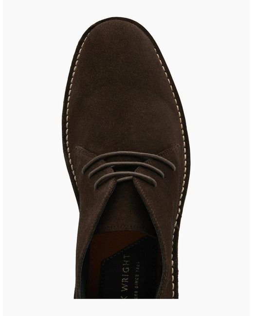 Frank Wright Black Edwin Desert Boots for men