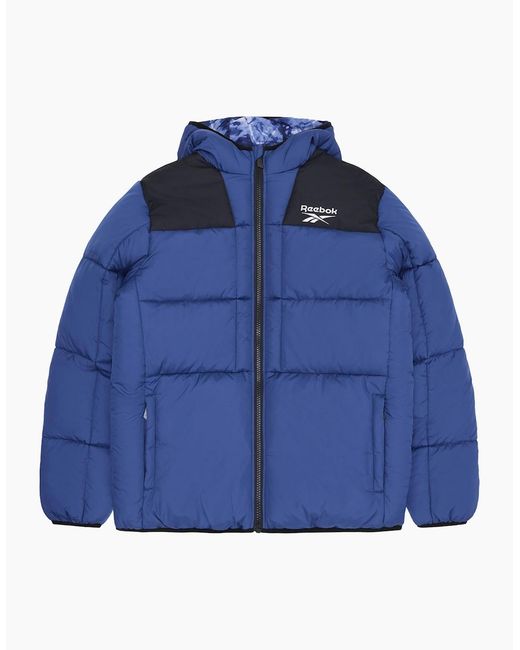 Reebok Blue Rb1501 Reversible Puffer for men