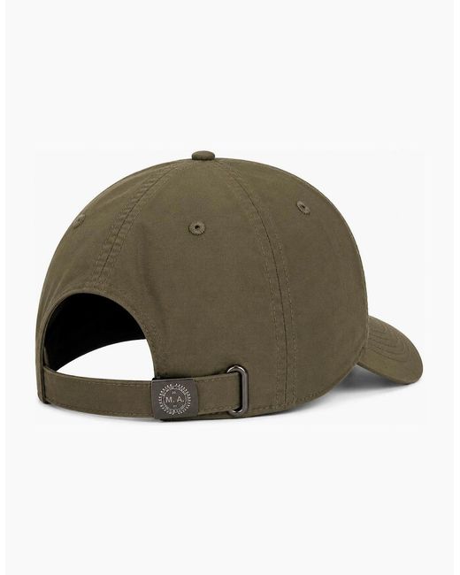 Marshall Artist Green Siren Nylon Ripstop Cap Khaki for men