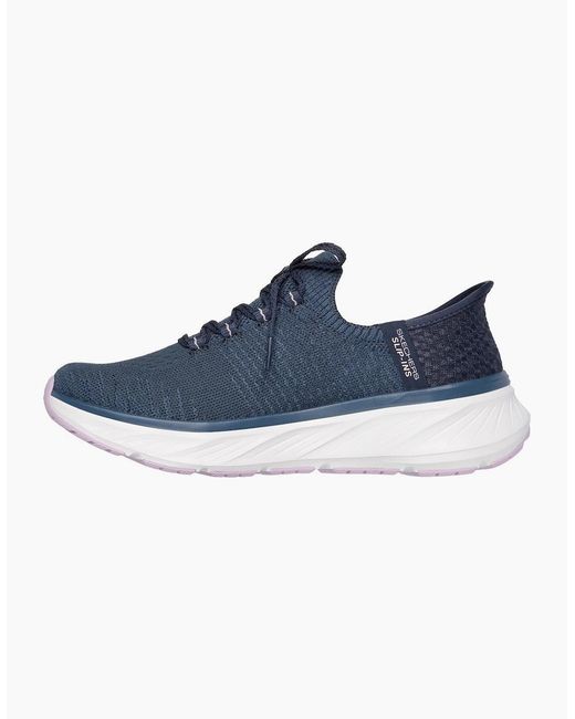 Skechers Blue Edgeride Impression Textile Trainers