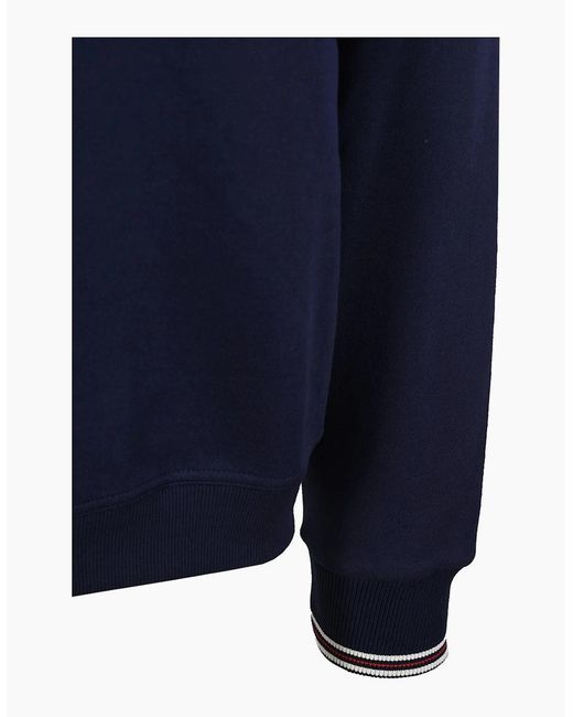 Fila Blue Vintage Ramy Box Half Zip for men