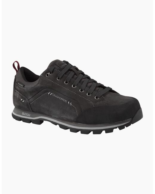 Craghoppers Black Onega 2 Leather Trainers for men