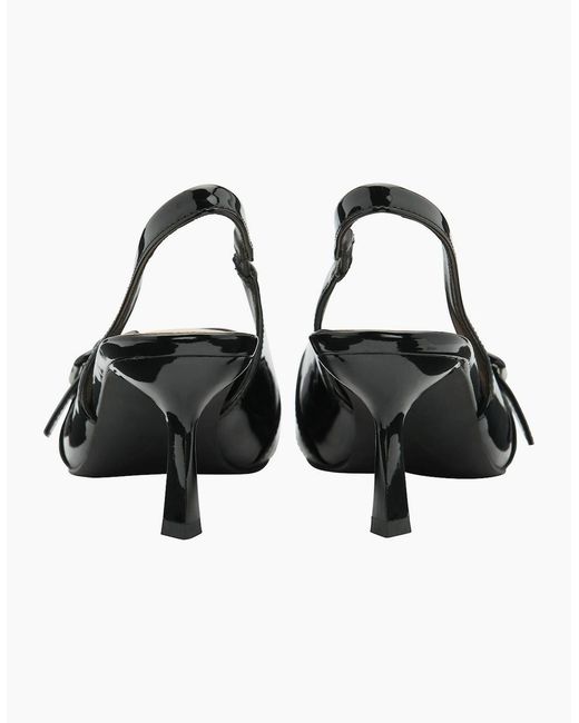 Ravel Black Dalry Slingback Court Shoes