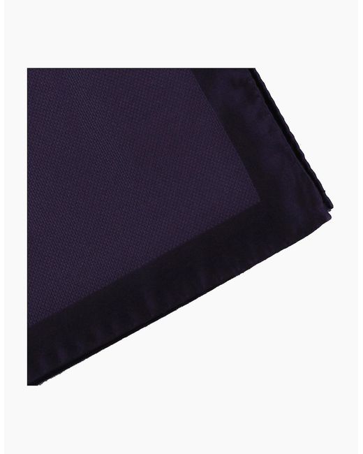 McQueen Blue Pocket Square for men