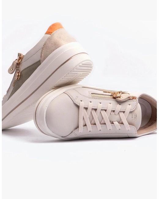 Remonte Pink D1C01-81 Julika Trainers Cream