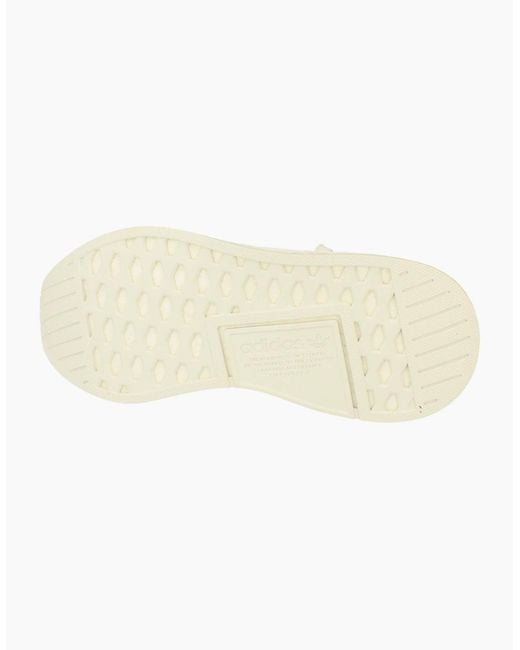 Adidas White Originals Nmd_R2 Pk Sneakers By9520
