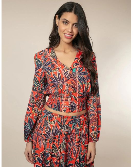 Nooki Design Red Lesanne Top