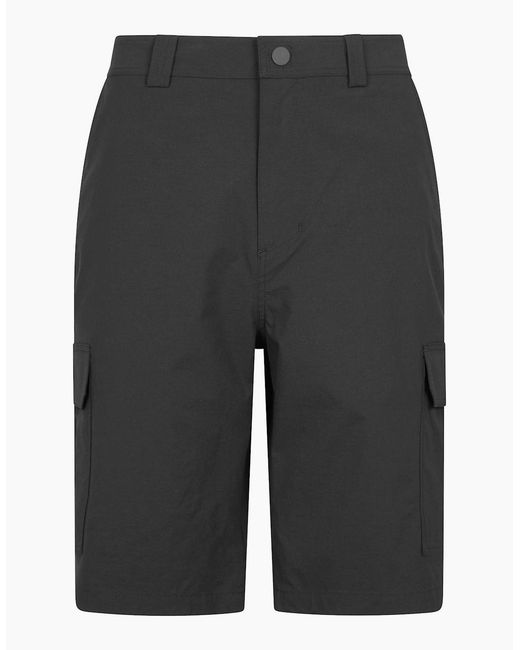 Mountain Warehouse Gray Delta Stretch Cargo Shorts for men