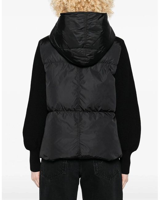 Canada Goose Black Hybridge Astonia Knit Hoody