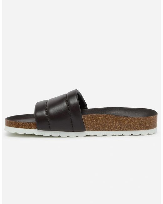 Oliver Sweeney Brown Bornos Leather Slides for men