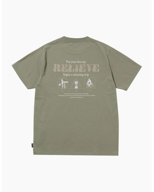 Snow Peak Green Snow Peak Camping Graphic T-Shirt