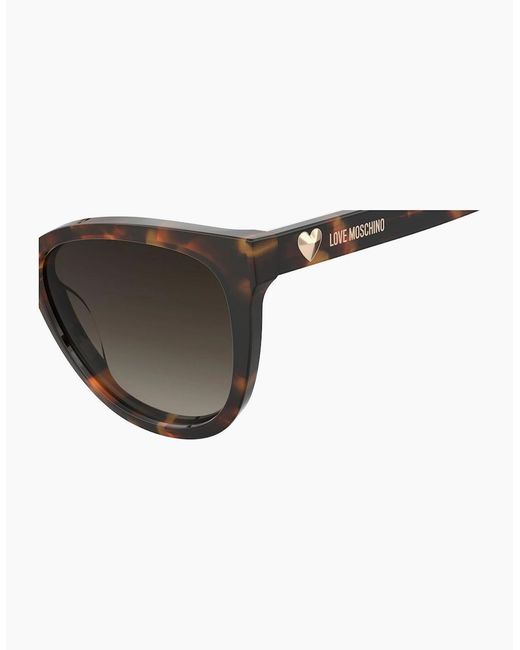 Moschino Brown Moscsun Cat Eye Sung