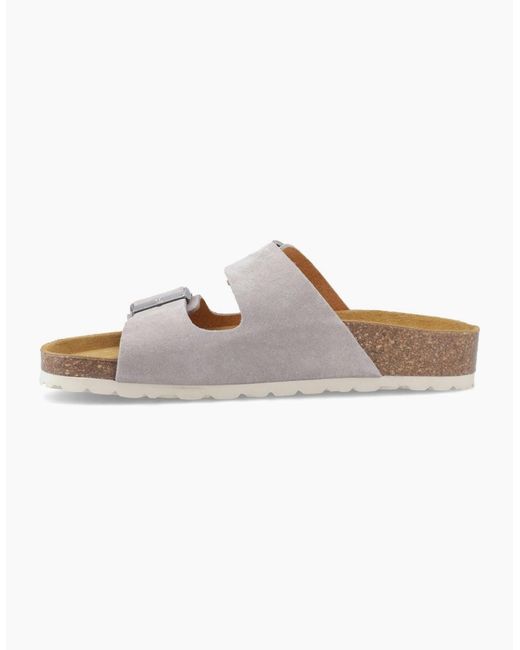 Hush Puppies Gray Brixley Mules