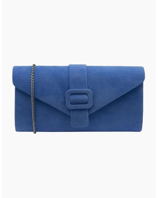 Lotus Blue Aletta Clutch Bag