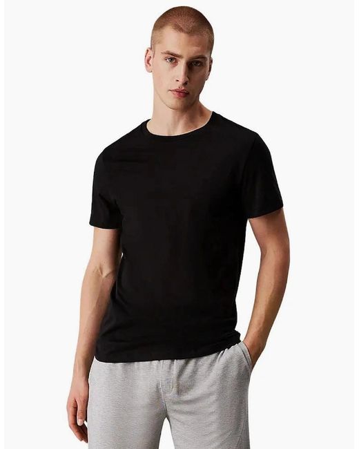 Calvin Klein White 3-Pack Cotton Classics Crew-Neck T-Shirts for men