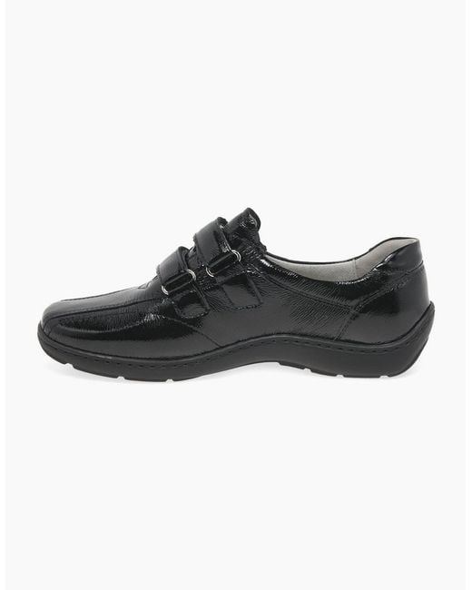 Waldläufer Black Stone Rip Tape Fastening Shoes
