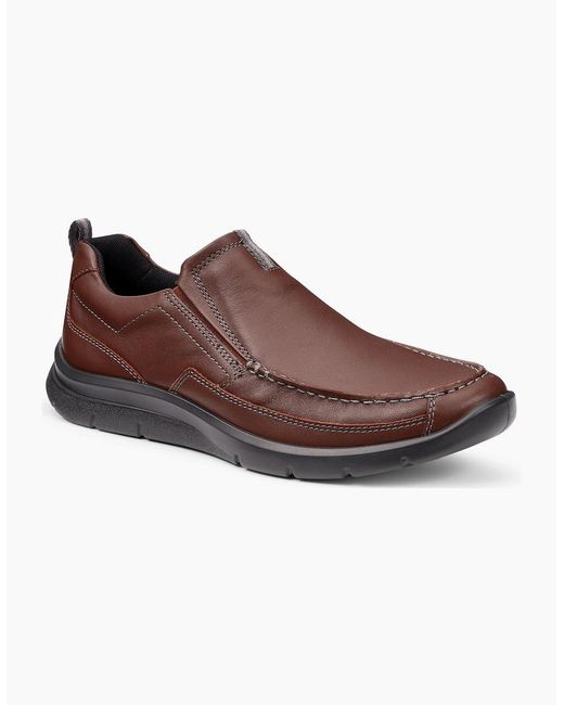 Hotter Brown Boost Slip On Shoes for men
