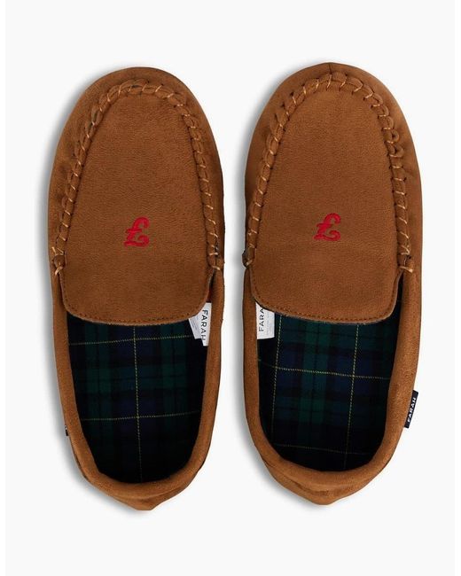 Farah Black Slippers for men