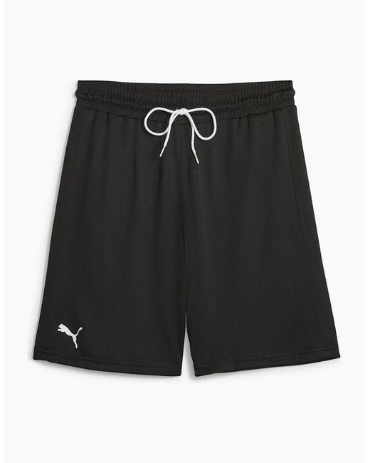 PUMA Black Hoops Team Practice Basketball Shorts for men