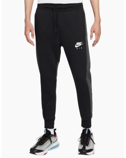 Nike Black Air Contrast Jogger Casual Sportwear Running Gym Bottom for men