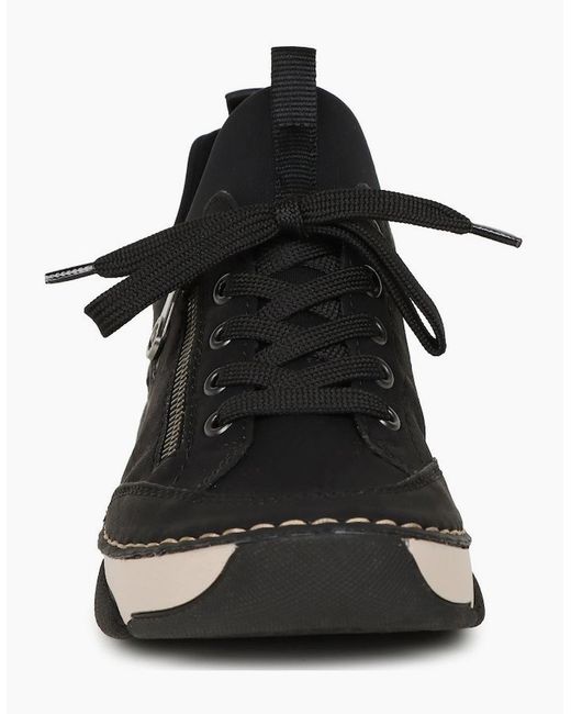 Rieker Black Excursion Trainers