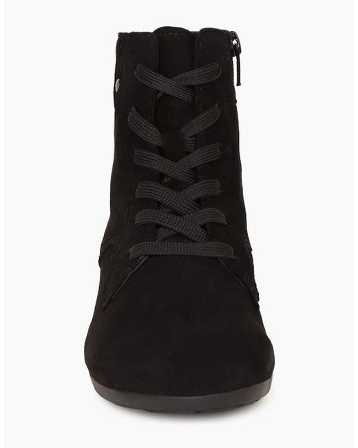 Gabor Black Balban Ankle Boots