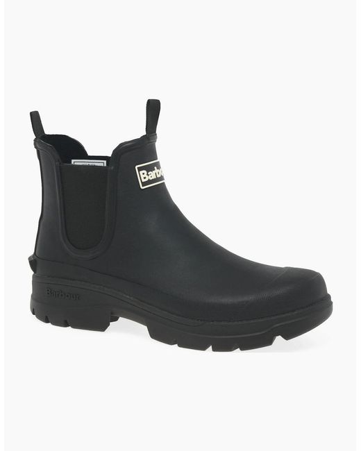 Barbour Black Nimbus Wellingtons for men